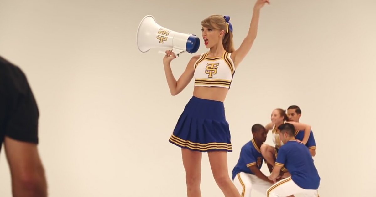 Taylor Swift Shake It Off Outtakes Video 1 The Cheerleaders Behind The Scenes Video