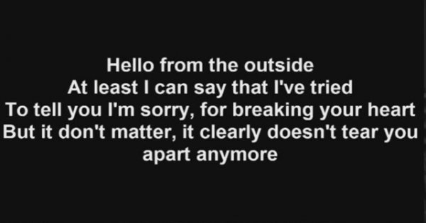 Adele - Hello (Official Lyrics Video) | Ä°zlesene.com