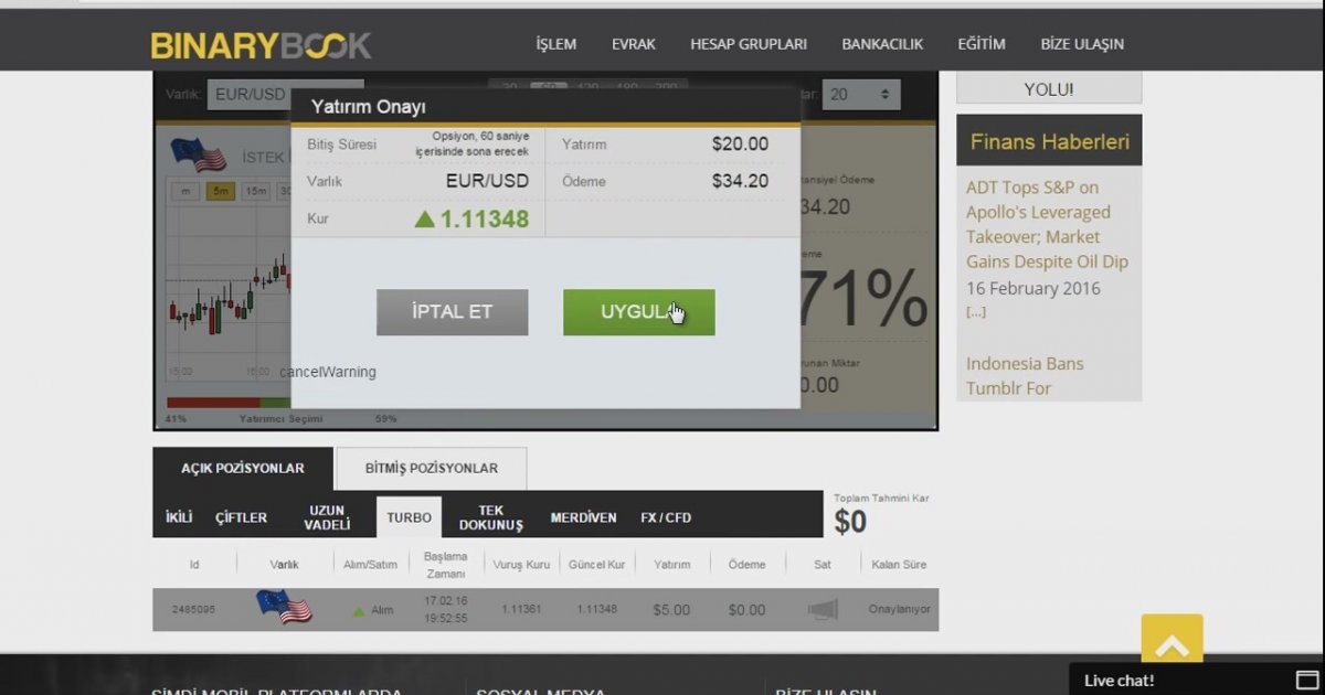 Forex ikili opsiyon demo