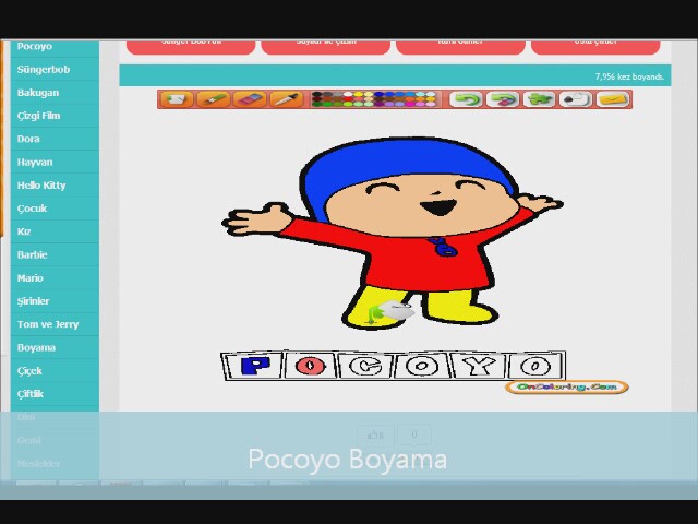 Pocoyo Boyama Oyunlari Izlesene Com