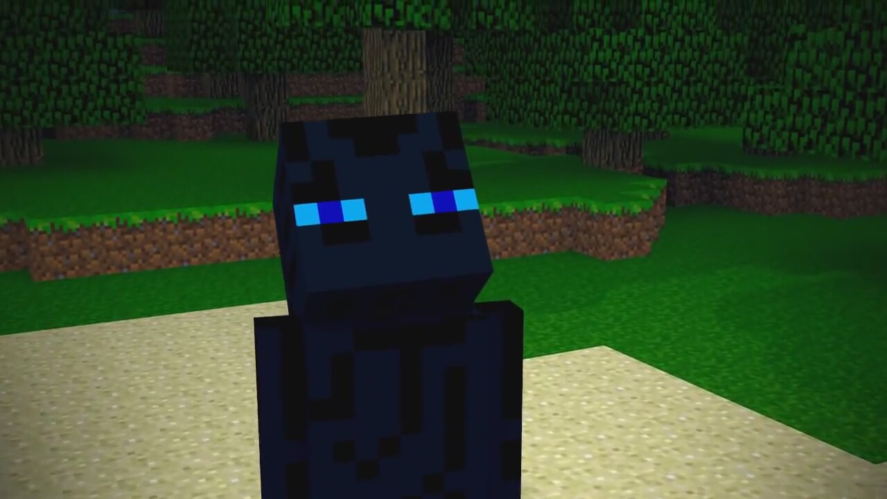 "like An Enderman" - Gangnam Style Minecraft Parody 