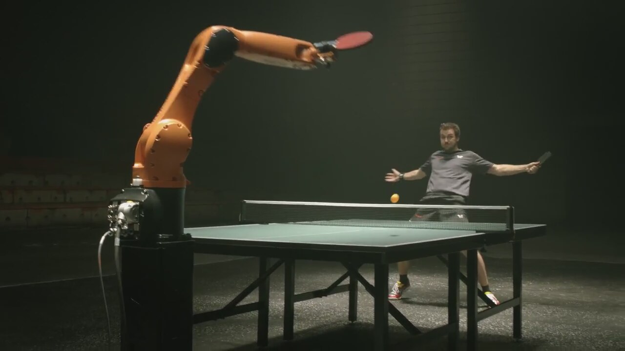 masa tenisi oynayan robotu yenen adam izlesene com
