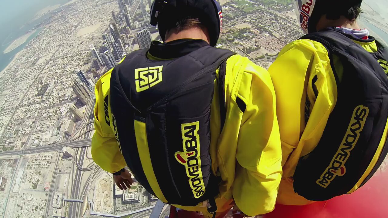 Red bull Skydive Dubai