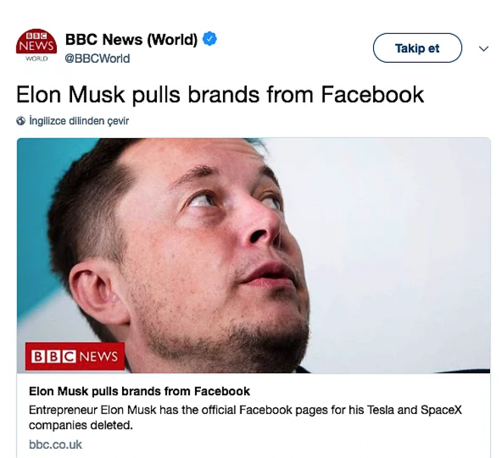 elon musk, facebook, twitter, haber, spacex, tesla,bbc