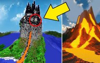 Dünyanın En Gizemli Ve Akıllı Volkan Evi (Minecraft)