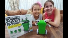 Robot Çöp Kutusu, Ekonomik Mühendislik Denemesi, Eğlenceli Çocuk Videosu, Toys Unboxing