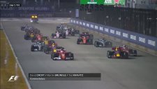 Formula 1 Singapur GP'sinde Unutulmayacak Başlangıç