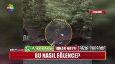 Düğün Konvoyunda Aniden Beliren Maganda