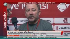 Sergen Yalçın'ın Canlı Yayında İstifa Etmesi!