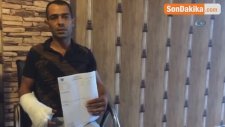 Alkol Şişesi Elinde Bomba Gibi Patladı