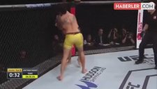 Kick Boksçu Gökhan Saki, İlk UFC Maçında Brezilyalı Rakibini Bayılttı