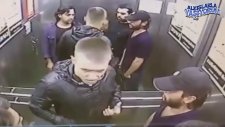 Asansörde 3 Kişiyi Nakavt Eden Boksör Kılıklı Rus