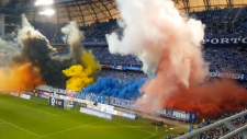Lech Poznan - Legia Warszawa maçında tribün şov