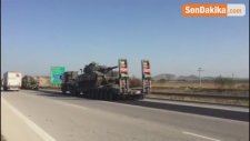 Onlarca Araçlık Tank Konvoyu Hatay Yolunda