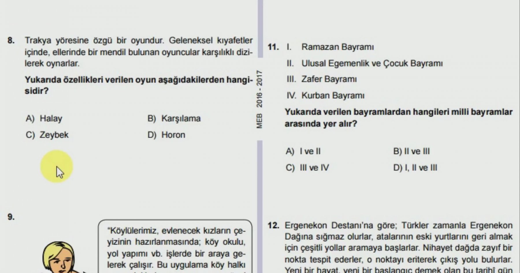 SOSYAL BİR ÇİFT MİSİNİZ (TEST) SOSYAL BİR ÇİFT MİSİNİZ (TEST)