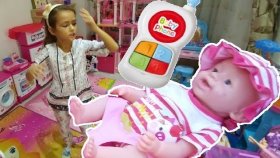 Elif Lala Bebek Ve Chi Chi Love Köpekcikle Oynuyor,lala Bebek Hasta Doktora Gidiyorlar