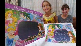 Clementoni Disney Prensesler Mesaj Puzzle , Toys Unboxing, Oyuncak, Eğlenceli Çocuk Videosu