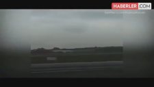 Doluya Havada Yakalanan Uçağın Kabin İçi Görüntüleri Ortaya Çıktı