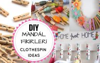 Mandallarla Yapabileceğiniz 4 Kolay Fikir/ DIY Clothespin Ideas