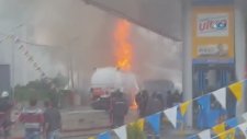 Tuzla'da Benzin İstasyonunda Patlama