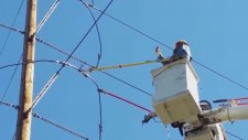 Yüksek Gerilim Enerji Hattı Kablosunun Kesilmesi