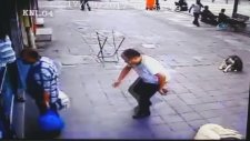 Köpekten Korkan Esnafa Köpek Şakası - Zeytinburnu