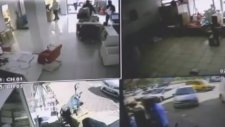 Kargodan Şişme Kadın Çıkınca Görevliyi Gasp Etti