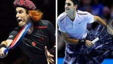 Roger Federer İskoç Eteği Giyerek Andy Murray ile Maç Yaptı