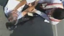 Uçak Pistinde İki Havayolu Çalışanının Yolcuyla Kavga Etmesi