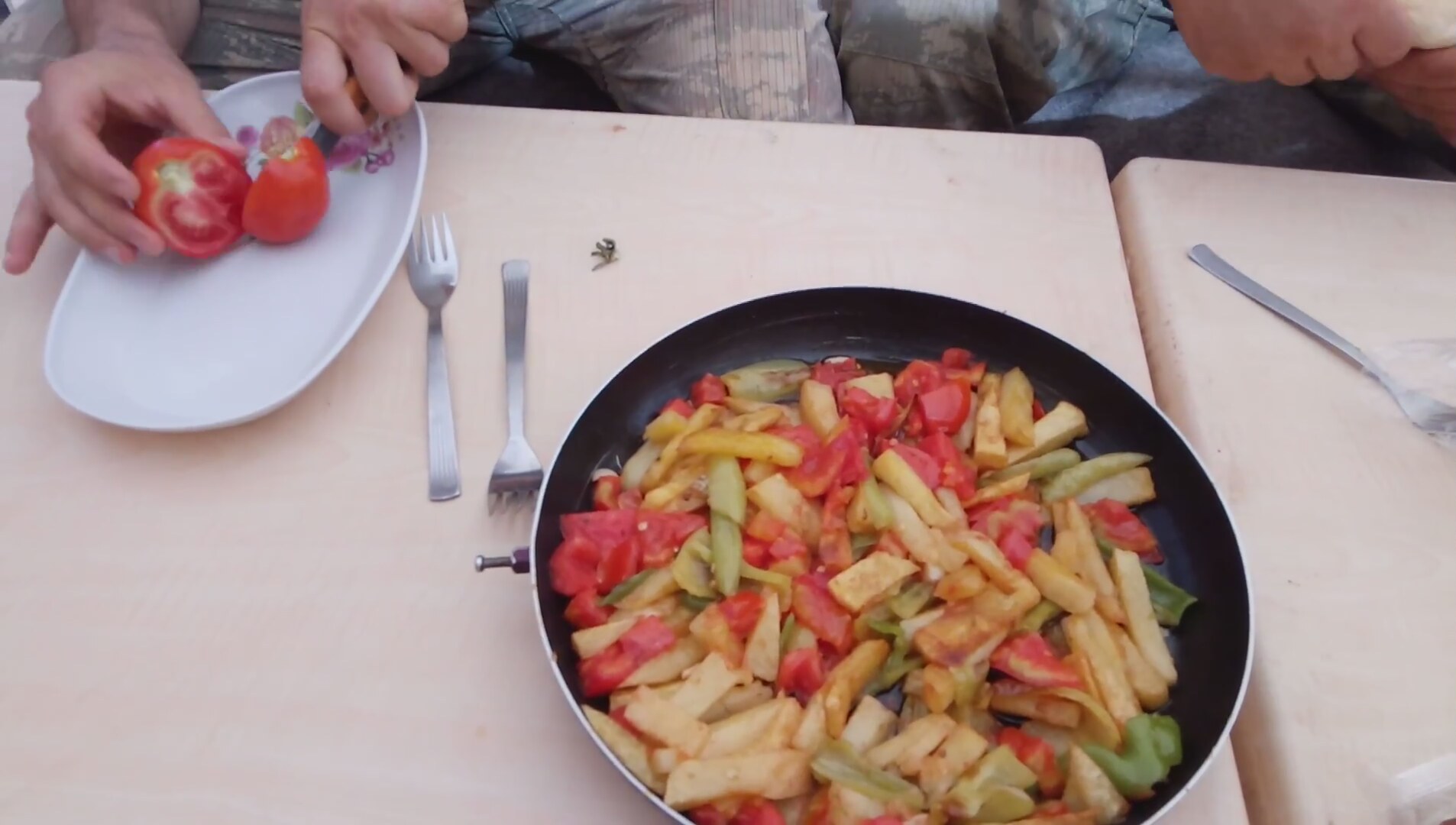 Patates ile domuz kızartma Patates ile domuz kızartma