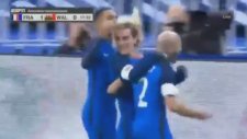 Antoine Griezmann'ın Galler'e attığı gol