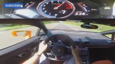 Otobanda Lamborgini Huracan İle 342 Km Hız Yapmak