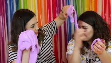 Slime ve Yağmur Damlası Keki Yaptım!!