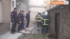 Kömürlükte Çıkan Yangın Polis, İtfaiye, Afad ve 112 Ekiplerini Harekete Geçirdi