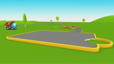 Küçük Kamyon Leo Junior Arabalara Otopark Yapıyor - Leo The Truck 67 Parking