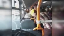 Halk Otobüsünde Kadınların Saç Saça Koltuk Kavgası