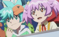 Beyblade Burst 1.Sezon 15.Bölüm (Azılı Savaş: Valtryek Spryzen'e Karşı)