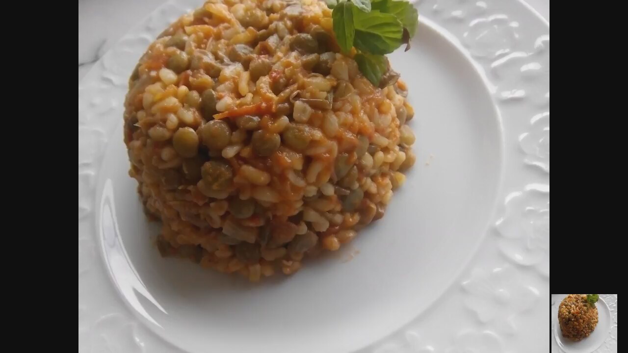 Mercimekli Bulgur Pilavı Videosu Mercimekli Bulgur Pilavı Videosu