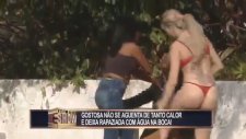Spor Yapan Kadının Birden Soyunması