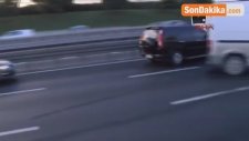 E-5 Otoyolu Sefaköy Mevkiinde Kaza! Uzun Süre Trafik Yoğunluğu Oluştu