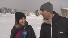 Uludağ'da Kar Kalınlığı Yarım Metreye Ulaştı (5 Aralık 2017)