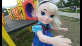 Elsa ve Elif Parkta Oyunlar Yarışmalar, Eğlenceli Çocuk Videosu