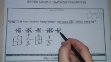 5. Sınıf Matematik- Kesirlerin En Sade Hâlini Bulma