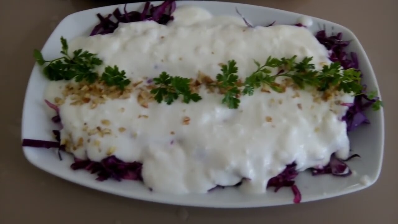 Turşu Tadında Mor Lahana Salatası Tarifi Videosu Turşu Tadında Mor Lahana Salatası Tarifi Videosu