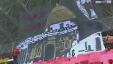 Yeni Malatyaspor Taraftarlarından Kudüs Bizimdir Kareografisi