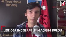 Apple'ın Açığını Bulan Lise Öğrencisi