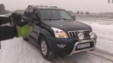 Tesla Model X - Toyota Land Cruiser Halat Çekme Yarışı