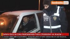 Şehrin Giriş ve Çıkış Noktalarında Yolcu Otobüsleri ve Araçlar Didik Didik Arandı