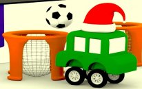 Dört Küçük Araba Yeni Yıl Kutluyor. Acaba Yılbaşı Ağacı Nasıl Süslenir? - (4 Cars - Christmas Tree)