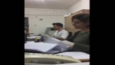 Erik Dalı İle Şov Yapan Noter Çalışanları